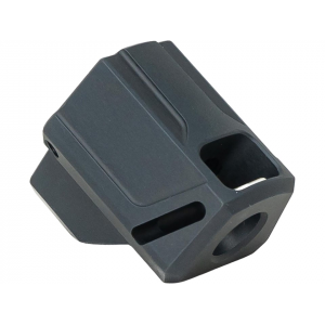 Faxon EXOS-515 Pistol Compensator Sig P320 9mm 1/2"-28 Thread Aluminum Black - Faxon