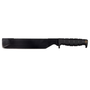 Ontario SP8 Machete 10" 1095 Black Carbon Steel Blade Kraton Handle Black - Ontario