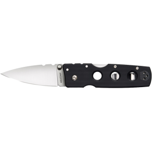 Cold Steel Hold Out Pocket Knife 3" Spear Point CPM S35VN Polished Blade G-10 Handle Black - Cold Steel