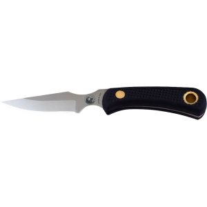 Knives of Alaska Cub Bear Fixed Blade Knife 2.75" Drop Point D2 Bead Blasted Blade SureGrip Handle Black - Knives Of Alaska