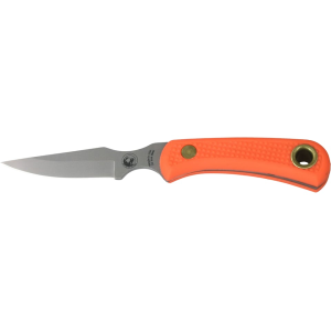 Knives of Alaska Cub Bear Fixed Blade Knife 2.75" Drop Point D2 Bead Blasted Blade SureGrip Handle Orange - Knives Of Alaska