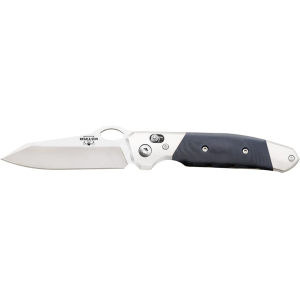 Bear & Son G10N Pocket Knife 3.375" Modified Tanto D2 Satin Blade G-10 Handle Black - Bear & Son