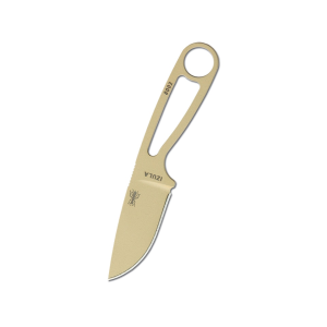 ESEE Knives Izula Fixed Blade Knife 2.63" Drop Point 1095 Powder Coat Blade 1095 Handle Flat Dark Earth with Survival Kit - Esee Knives