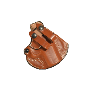 DeSantis Gunhide Cozy Partner IWB Holster Right Hand 1911 Officer, Kahr PM9, PM40, Ruger LC9 Leather Tan - Desantis Gunhide