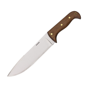 Condor Knives Moonshiner Fixed Blade Knife 9" Drop Point 1075 Polished Blade Walnut Handle - Condor Knives
