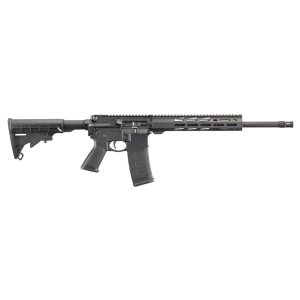 Ruger AR-556 M-Lok Semi Automatic Rifle 5.56x45mm NATO 16.1" Black Threaded Barrel Black Frame Black Collapsible Stock 30+1-Round