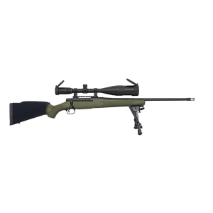 Mossberg Mossberg Patriot Night Train Bolt Action Rifle 308 Winchester 22" Fluted Blued Threaded Barrel Blued Frame Olive Drab Straight Grip Stock with Scope - $799.99 at MidwayUSA
