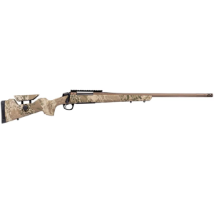 CVA Cascade Long Range Hunter Bolt Action Rifle 7mm PRC 24" Fluted Smoked Bronze Threaded Barrel Smoked Bronze Frame Realtree Hillside Adjustable Stock