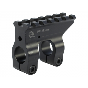 PRI Gas Block Single Picatinny Rail AR-15, LR-308 Lightweight Barrel .625" Inside Diameter Aluminum Matte - Pri