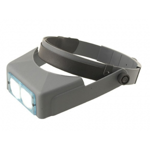 Donegan Optical OptiVISOR Magnifying Headband Visor with 3-1/2X at 4" Lens Plate - Donegan Optical