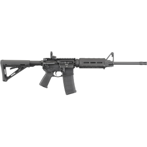 Ruger AR-556 MOE Semi Automatic Rifle 5.56x45mm NATO 16.1" Black Threaded Barrel Black Frame Black Collapsible Stock Magpul Handguard