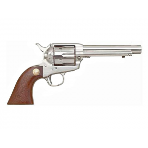 Cimarron Firearms Stainless Frontier 45 Colt (Long Colt) Revolver 5.5" Stainless Barrel 6 Round Walnut Grip - Cimarron Firearms