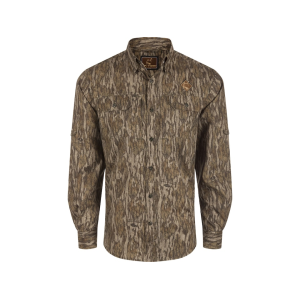 OL' TOM Men's Wingshooter Trey Shirt Mossy Oak Bottomland Large