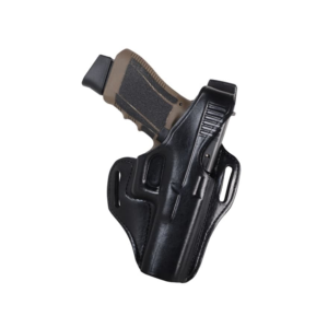 BIANCHI 56 Serpent OWB Holster Right Hand Glock 17, 22, 31, 47 Leather Black