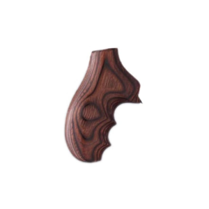 Hogue Fancy Hardwood Grips with Finger Grooves for Ruger SP101 Rosewood Laminate - Hogue