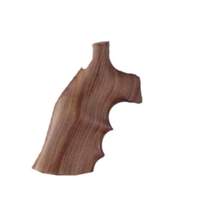 Hogue Fancy Hardwood Grips with Finger Grooves Dan Wesson Small Frame Pau Ferro - Hogue