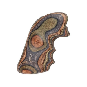 Hogue Fancy Hardwood Grips with Finger Grooves for Ruger Blackhawk, Single Six, Vaquero Lamo Camo - Hogue
