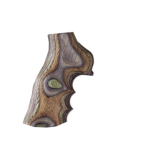 Hogue Fancy Hardwood Grips with Finger Grooves for Ruger GP100, Super Redhawk Lamo Camo - Hogue