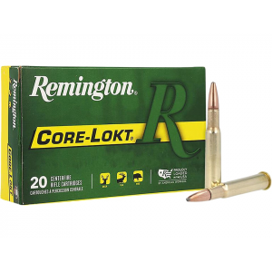 REMINGTON Core-lokt 30-40 Krag Ammo 180 Grain Jacketed Soft Point Box Of 20