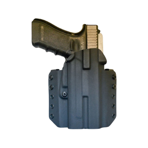 COMP-TAC L-Line Modular OWB Holster Right Hand HK P30, P30L, HK45 with Weapon Light Kydex Black