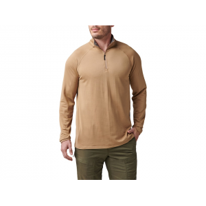 5.11 Men's Stratos Quarter Zip Shirt Coyote 2XL