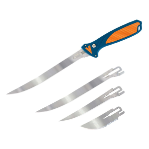 Havalon Talon Fillet Knife Zytel Handle Blue & Orange - Havalon Knives