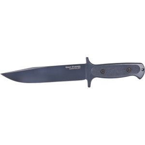 Cold Steel Drop Forged Survivalist Fixed Blade Knife 8" Clip Point 52100 Blade Handle Gray - Cold Steel