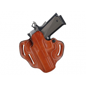 DeSantis Gunhide Speed Scabbard OWB Holster Left Hand S&W M&P Shield EZ 2.0 9mm Leather Tan - Desantis Gunhide