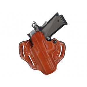 DeSantis Gunhide Speed Scabbard OWB Holster Left Hand Glock 19, 19X, 23, 32, 45 Leather Tan - Desantis Gunhide