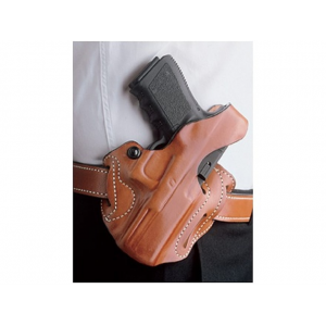 DeSantis Gunhide Thumb Break Scabbard OWB Holster Right Hand S&W M&P Shield 45 ACP Leather Tan - Desantis Gunhide