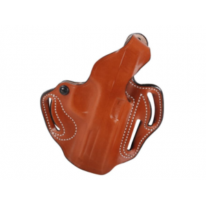 DeSantis Gunhide Thumb Break Scabbard OWB Holster Right Hand S&W M&P, M&P 2.0 9mm, 40 S&W Leather Tan - Desantis Gunhide