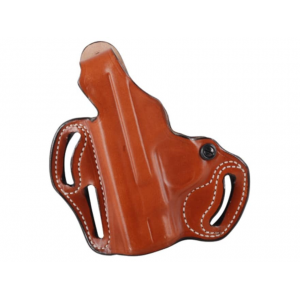 DeSantis Gunhide Thumb Break Scabbard OWB Holster Left Hand S&W M&P Shield Leather Tan - Desantis Gunhide