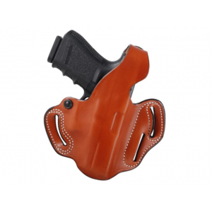 DeSantis Gunhide Thumb Break Scabbard OWB Holster Right Hand Glock 29, 30, 30S Leather Tan - Desantis Gunhide