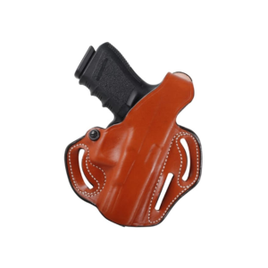 DESANTIS GUNHIDE Thumb Break Scabbard OWB Holster Right Hand Glock 17, 17 Gen 5, 22, 31 with Reflex Sight Leather Tan