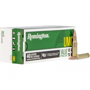 ington UMC 308 Winchester 150 Grain Full Metal Jacket Box Of 40 Ammo