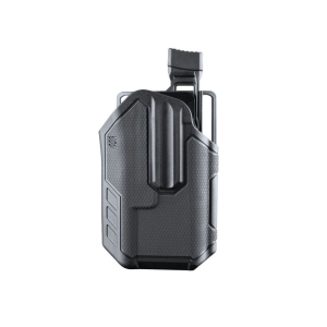BLACKHAWK! Omnivore OWB Holster Right Hand Universal with Streamlight TLR1/TLR2 Weapon Light Polymer Black