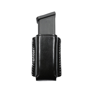 Galco Quick Double Stack Magazine Pouch 45 ACP, 10mm for Glock Leather Black - Galco