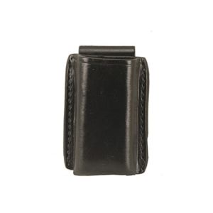 Galco Quick Single Magazine Pouch 40 S&W, 9mm Double Stack Metal Magazine Leather Black - Galco