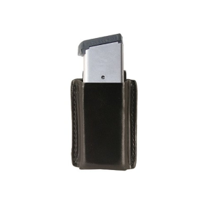 Galco Quick Single Magazine Pouch 45 ACP, 10mm Single Stack Magazine Leather Black - Galco
