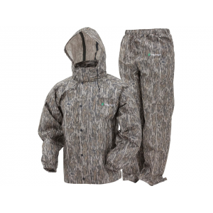 FROGG TOGGS Men's All Sport Rain Suit Mossy Oak Bottomland Medium