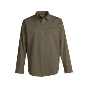Browning Men's Lightweight Long Sleeve Shirt Green Large - Browning