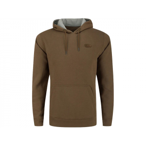 DRAKE Men's Three End Solid Hoodie Chocolate Chip XL