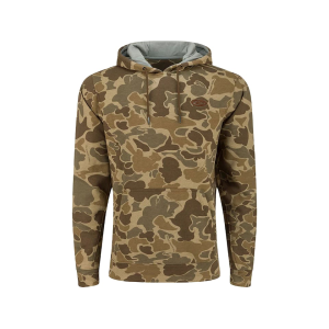 Drake Men's Three End Solid Hoodie Old School Timber XL - Drake