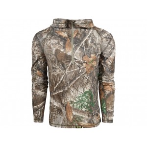 KING'S CAMO Men's XKG Elevation Quarter Zip Hoodie Realtree EDGE Medium