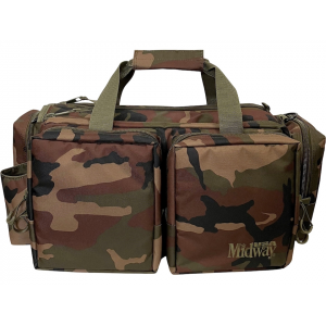 MIDWAYUSA AR-15 Tactical Range Bag Woodland Camo