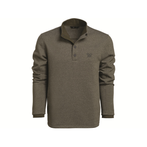 VORTEX OPTICS Men's Arctic Snap Henley Sweater Olive Medium