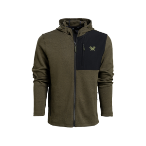 VORTEX OPTICS Men's Horizon Seeker Full Zip Hoodie Forest Heather Medium