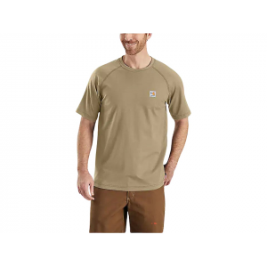 CARHARTT Men's FR Force Relaxed Fit Lightweight Short Sleeve Crew Neck T Shirt Khaki 2XL