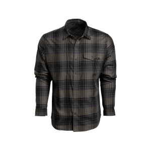 VORTEX OPTICS Men's Trail Call Tech Flannel Long Sleeve Shirt Shadow Medium