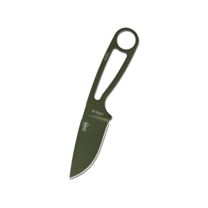 ESEE Knives Izula Fixed Blade Knife 2.63" Drop Point 1095 Powder Coat Blade 1095 Handle Olive Drab - Esee Knives